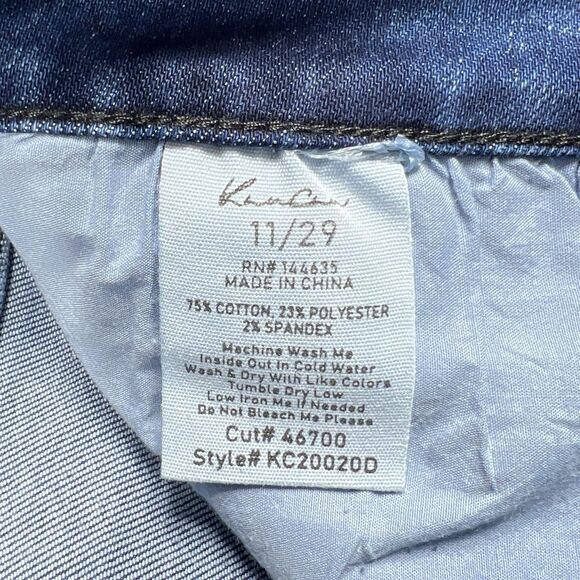 Kancan Jeans Womens Size 29 Blue High Rise Wide Leg Flare Jeans Pockets NWT - Picture 12 of 14